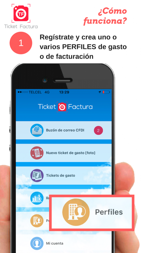 ticket factura como funciona