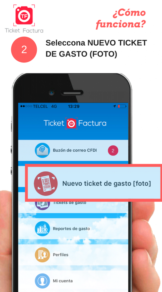 Ticket factura como funciona