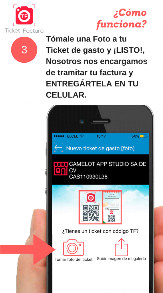 como funciona ticket factura