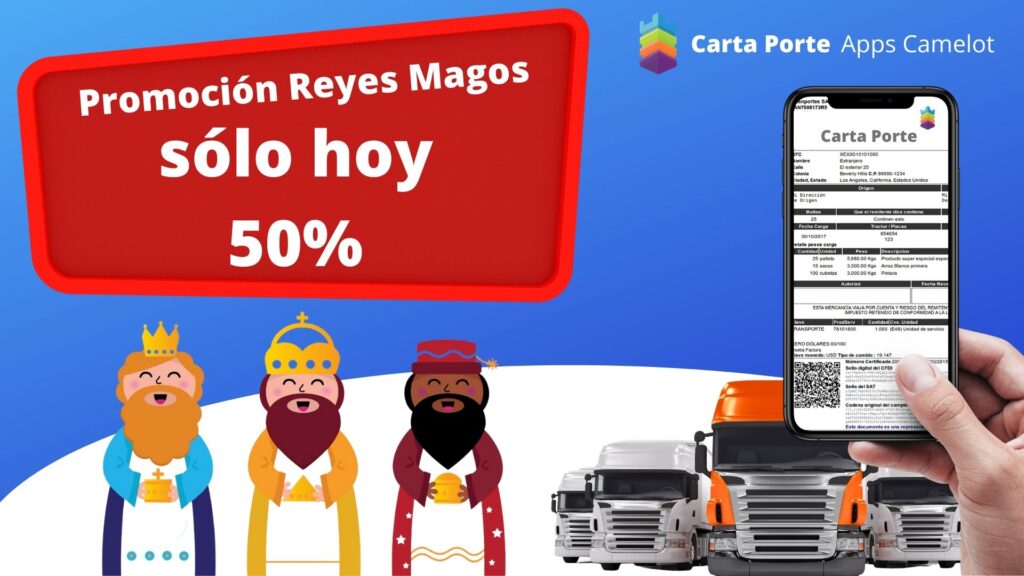 promocion reyes magos 2022 carta porte