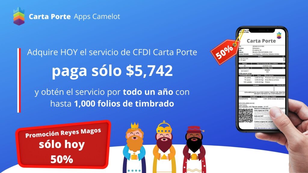 promocion reyes magos 2022 carta porte