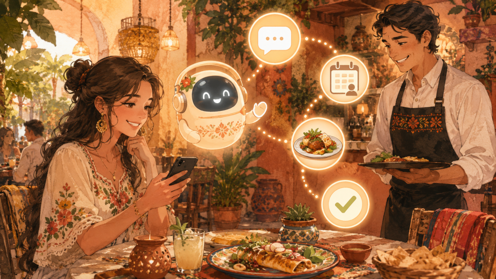 el mejor chatbot para restaurantes en méxico